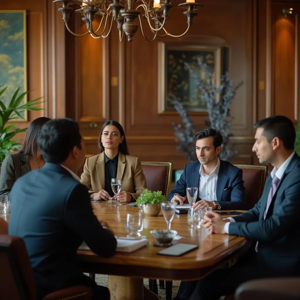 Reunión con clientes